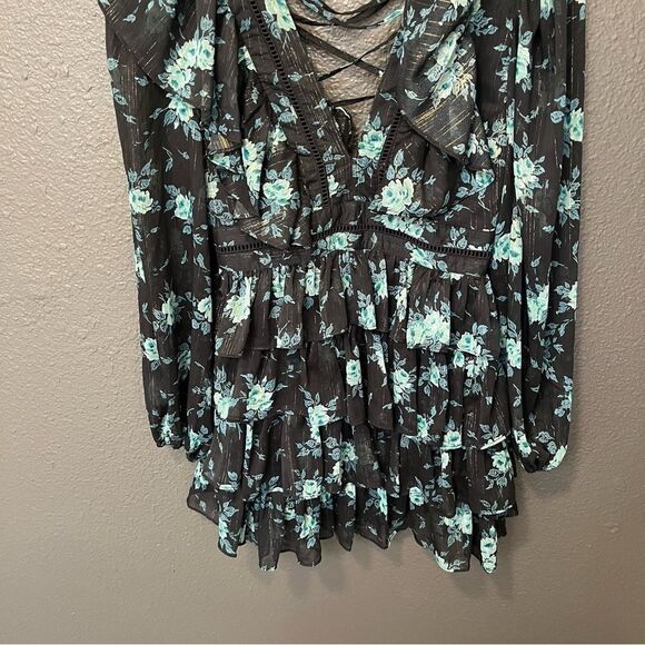 Altar'd State Maisley Ruffle Floral Mini Dress - Picture 4 of 11